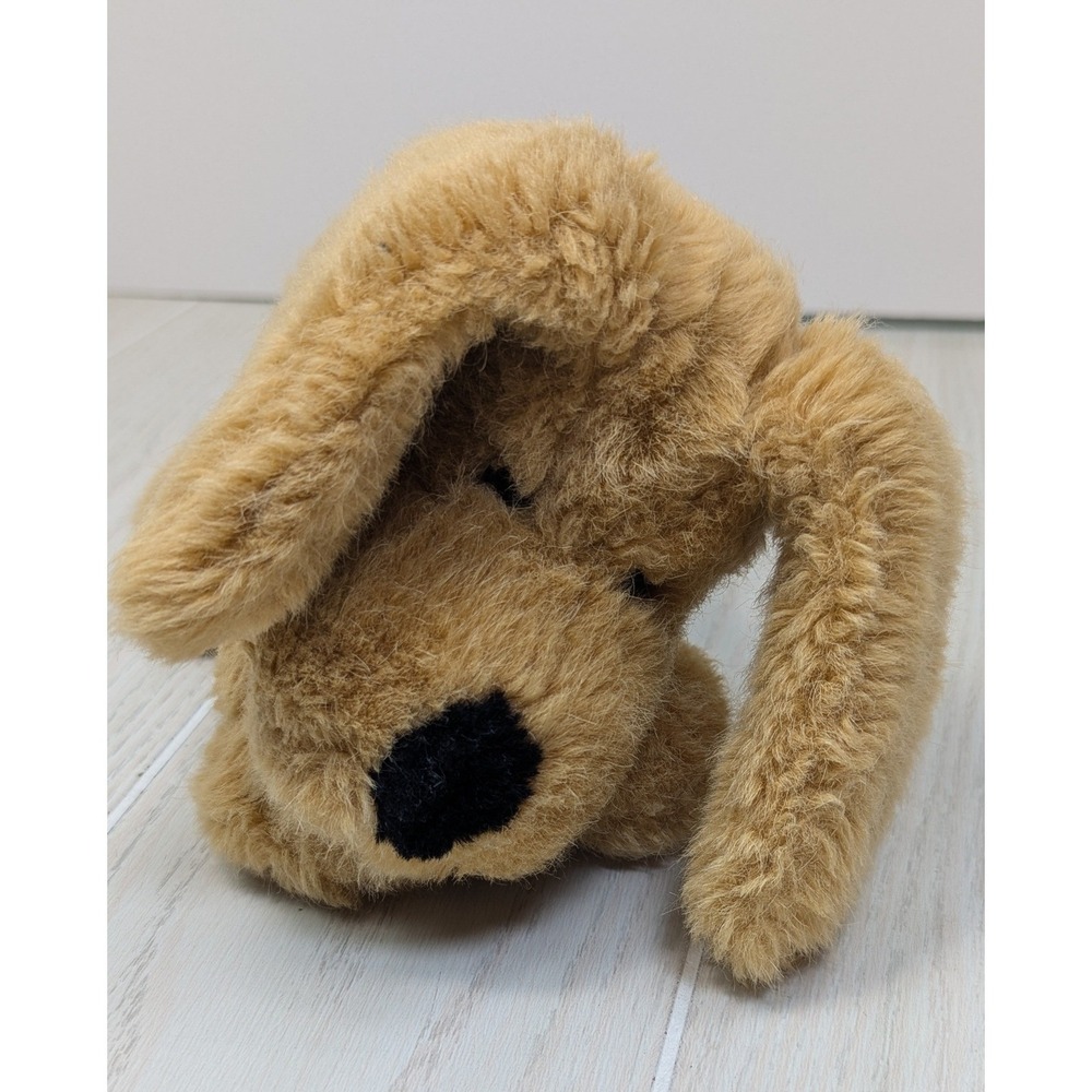 Luigi Amani Plush Puppy Dog Tan Brown Big Nose Floppy Ears vintage Korea